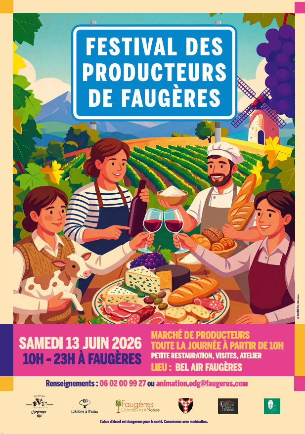 Festival des producteurs de Faugères et inauguration des nouveaux bureaux du syndicat